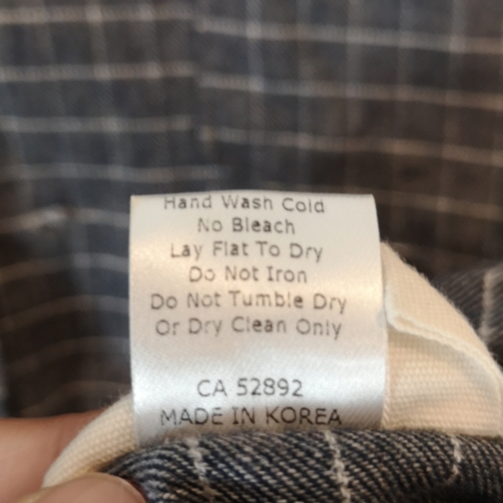 Grid Patterned Button Down Shirt - Picture 8 of 8